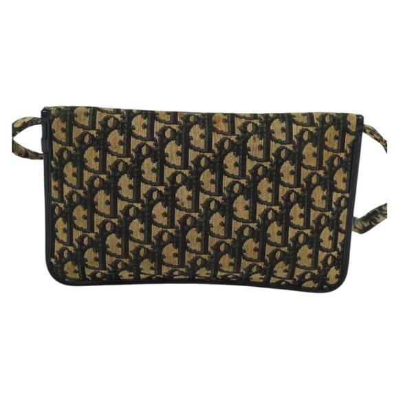 DIOR Trotter Canvas Shoulder Bag Navy - Picture 3 of 12